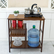 楠竹置物架茶具茶叶架客厅，厨房多功能储物架子，大水桶架热水瓶架子
