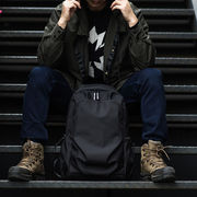 HK双肩背包男书包男士旅行行李包笔记本电脑包初高中大学生休闲背
