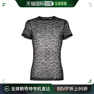香港直邮潮奢 Versace 范思哲 男士透明蕾丝T恤