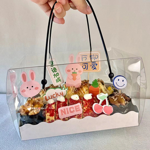 寿司打包盒礼盒生日蛋糕节庆网红寿司盒子野餐盒子寿司蛋糕包装盒