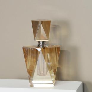 欧式水晶玻璃香水瓶摆件样板房摆件酒柜梳妆台香水瓶装饰品摆件