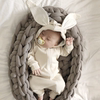 韩国进口婴儿可爱耳朵，兔子爬服春秋，男女宝宝造型连体衣外出服