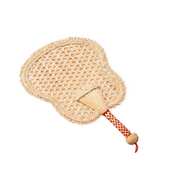 蒲扇芭蕉工艺品扇子秸秆国外草编扇中国风夏季复古编织