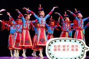 少数民族舞蹈演出服装第十届小荷风采巴艺斯勒幼儿，蒙古表演服