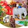 大颗粒动物园拼插积木，零件散装配件散件儿童，益智拼装塑料玩具