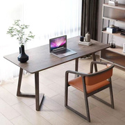 北欧白蜡木全实木书桌极简写字台现代简约书房电脑桌家用办公桌子