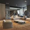 创意设计个性意式极简北欧现代简约家用客厅大户型岩板大小茶几