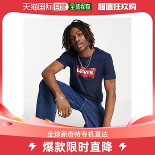 香港直邮潮奢levi's男士，levi's蝙蝠袖t恤(海军蓝)