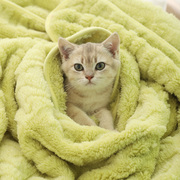 宠物毛毯冬季狗狗垫子睡觉用四季通用猫被子睡垫冬天保暖猫咪毯子