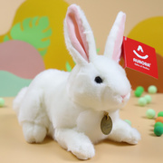 aurora仿真兔子毛绒玩具可爱小白兔，玩偶兔兔公仔，娃娃女生儿童礼物