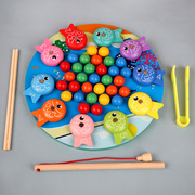 蒙台梭利儿童早教教具夹珠子，专注力训练幼儿园益智玩具2-3-4周岁