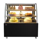 chi-r1.2直角斜角蛋糕柜，风冷蛋糕饮料水果，风幕柜蛋糕展示柜