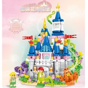 2023女生系列公主冰雪城堡女孩子6拼装积木益智玩具生日礼物8