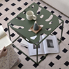 现代简约创意铁艺茶几迷你小户型，方形极简咖啡桌，家用客厅设计感