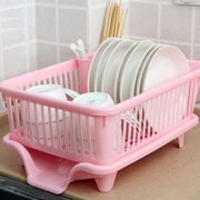 厨房置物架塑料碗柜大号沥水，碗架碗筷餐具收纳架放碗碟篮子大号