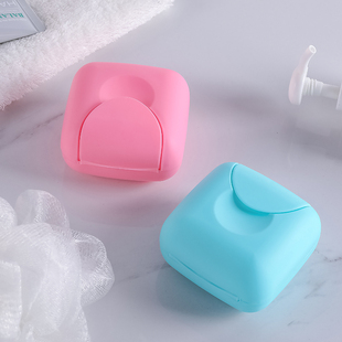 香皂盒带盖创意可爱皂盒便携密封洗脸皂盒子便携式有盖肥皂盒旅行