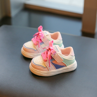 学步鞋女宝宝春秋款软底透气单鞋，1-3岁婴儿鞋子女宝板鞋男小童鞋
