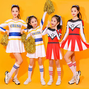 啦啦队服装女儿童演出服啦啦操舞蹈竞技比赛服运动会健美操表演服