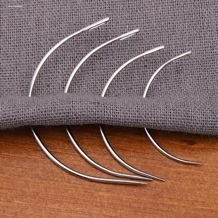 弯针弧形针手工手缝勾针弯头针缝纫针老式缝方向盘套沙发皮革针