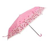 晴雨两用伞超轻弯柄遮阳伞洋伞可爱三折叠碎花防晒太阳伞防紫外线