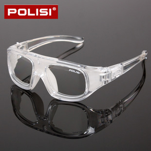polisi户外运动眼镜打篮球眼镜男近视防雾防撞足球，眼睛护目镜框架