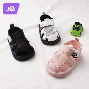 婧麒女宝宝学步凉鞋夏款婴儿，叫叫鞋夏季男童，网鞋软底0-1岁2婴幼儿