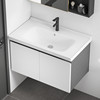 铝合金浴室柜家用陶瓷一体卫生间洗手盆，柜组合小户型，洗脸台洗漱池