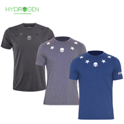 hydrogen氢原子techstarst-shirt夏季圆领网球，短袖运动t恤男