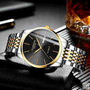 瑞士手表男机械表全自动防水简约超薄男士手表，时尚潮流男腕表