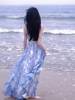 法式蓝色抹胸吊带连衣裙女夏季高级感仙女超仙海边度假沙滩长裙子