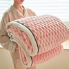 毛毯冬季加厚午睡毯办公室珊瑚绒毯子法兰绒小被子沙发盖毯床上用