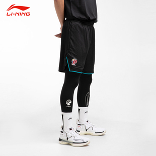 李宁cba篮球服套装双面穿广东球队，装备训练服背心球员同款比赛裤