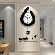 轻奢个性北欧挂钟客厅餐厅创意时尚钟表现代简约家居装饰时钟挂表