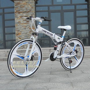 销售x6自行车折叠山地车，成人自行车路虎山地车，双碟刹学生单车