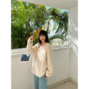 wannanke日光岛屿镂空小设计菠萝纹马海毛，套头针织衫毛衣