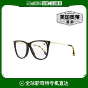 自营Victoria Beckham 女士方形眼镜 VB2636 001 黑色/金色 56 毫