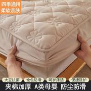 类夹棉床笠加厚单件包床罩1.8米2米床保护罩，防尘床单套一件