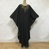 f850外贸女装跨境非洲长袍绣花蝙蝠袖连衣裙，穆斯林中东宽松女长袍