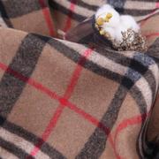 秋冬羊毛格子毛呢面料秋冬款，彩色格子大衣，短裙百褶裙布料diy手工