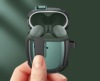 适用于谷歌pixelbudsa保护套带开关，锁无线蓝牙耳机保护套时尚卡扣，商务军工款全包网红防摔耳机保护套