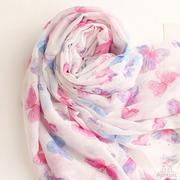 棉麻围巾蝴蝶亮片披肩女Women butterfly scarf sequined shawl