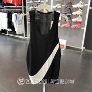 夏Nike/耐克跑步速干透气大LOGO男运动无袖T恤背心DH7133-013