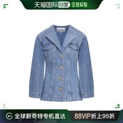 韩国直邮GANNI24SS外套女J1399567 MID BLUE VINTAGE