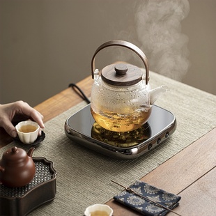 艾玛诗电陶炉煮茶器养生水果茶煮迷你小型家用茶炉电热炉超薄
