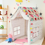 儿童帐篷家用游戏屋公主室内玩具屋实木室内房子男孩宝宝分床神器