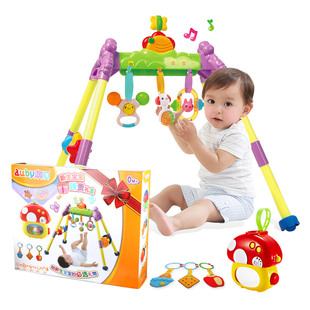 澳贝儿童音乐健身架器0-12个月，宝宝新生婴儿，玩具早教益智投影玩具