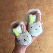 冬原创韩版卡通男女宝宝袜子加厚婴儿袜满月百天造型袜儿童地板袜