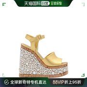 香港直邮潮奢 Haus Of Honey 女士鳄鱼纹水晶坡跟鞋