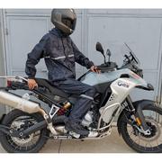 出口欧洲摩托车电动车骑行雨衣雨裤套装，防风防雨防刮耐磨反光男女