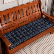 加厚实木沙发垫子四季通用木质，长椅春秋椅，坐垫三人座老式防滑椅垫